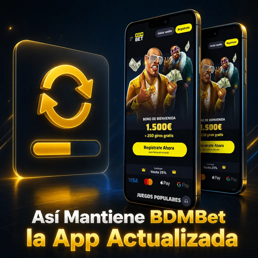 Actualizaciones de la app BDMBet: mejoras cada 6 semanas, corrección de errores y nuevos métodos de pago