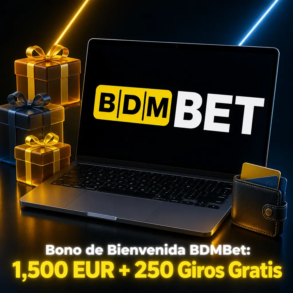 Bono de bienvenida BDMBet de hasta 1,500 EUR más 250 giros gratis para nuevos jugadores en México