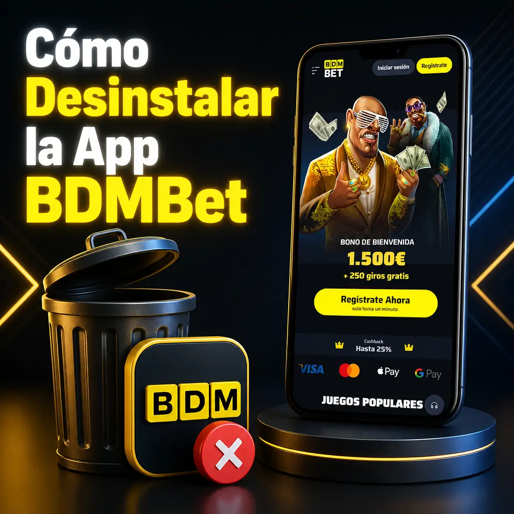 Pasos para desinstalar la app BDMBet en dispositivos Android e iOS desde la pantalla de inicio